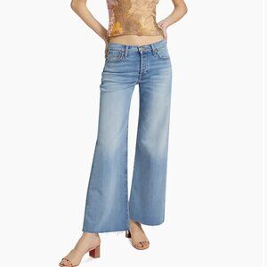 Re/done blue jeans Mid rise wide leg crop, size 29 NWT